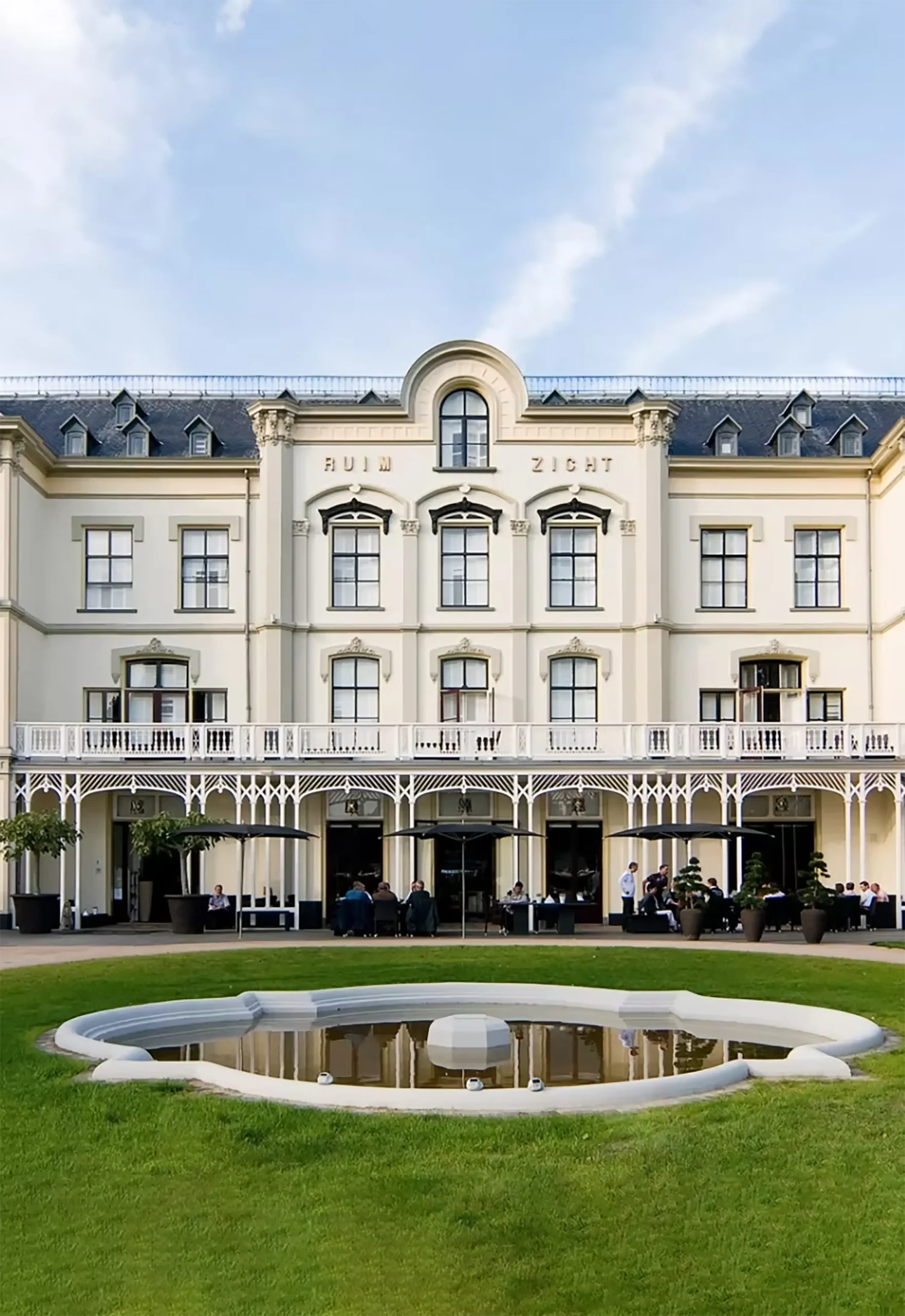 hotel ruimzicht op kleine afstand van orangerie de pol